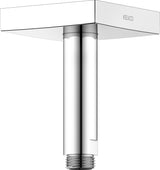KEUCO Brausearm Edition 300 Deckenanschluss 100 mm verchromt – Eckige Form für moderne Duschen