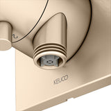 KEUCO IXMO Comfort 2-Wege Umstellventil eckig Bronze gebürstet mit Schlauchanschluss