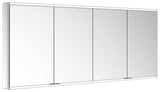 KEUCO Royal Modular 2.0 Spiegelschrank, beleuchtet, 1750 mm, 4 Türen, silber-eloxiert, ohne Steckdose