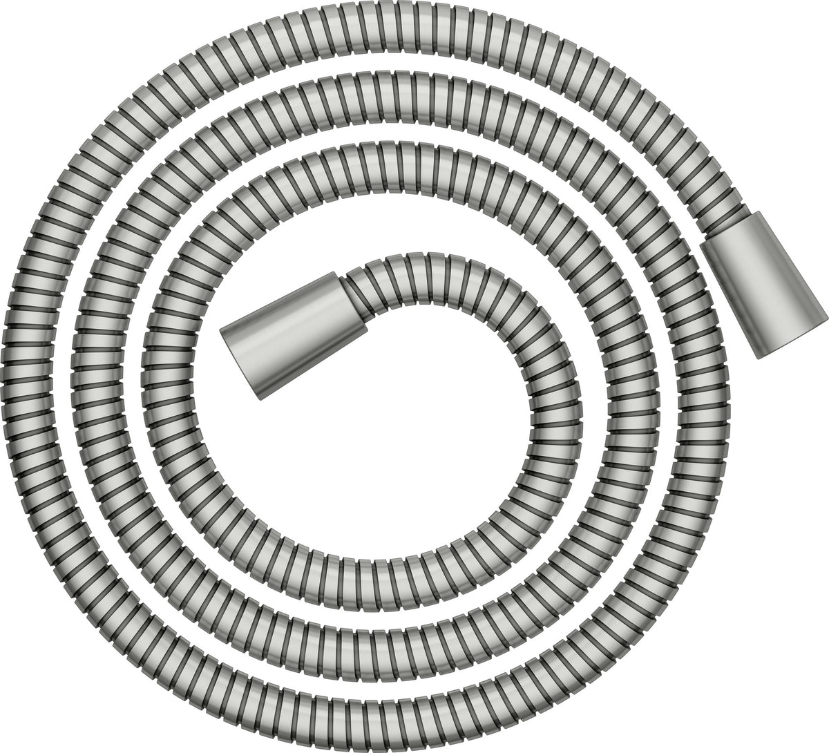 KEUCO Brauseschlauch 1250 mm Bronze gebürstet – Metall, beidseitig konische Mutter, verdrehgesichert