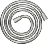 KEUCO Brauseschlauch 1250 mm Bronze gebürstet – Metall, beidseitig konische Mutter, verdrehgesichert