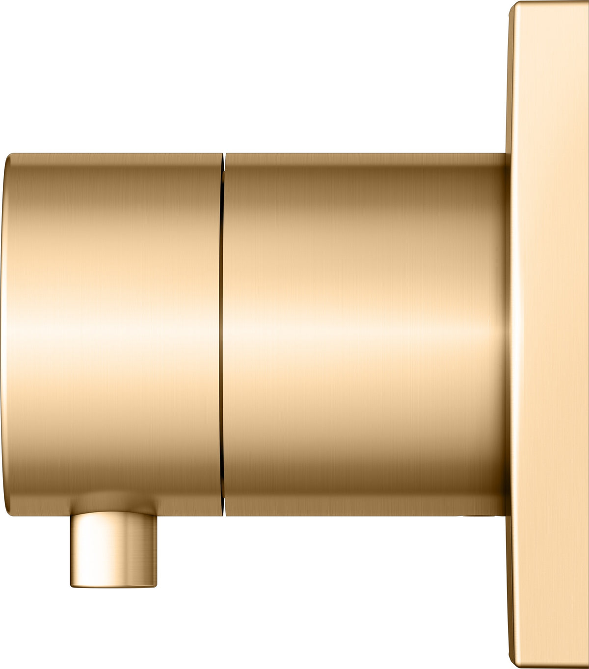KEUCO IXMO Comfort 2-Wege Umstellventil Unterputz DN15 – Messing gebürstet, rund