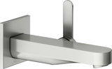 KEUCO IXMO Einhebel-Waschtischmischer Unterputz Wandmontage 187 mm Messing gebürstet