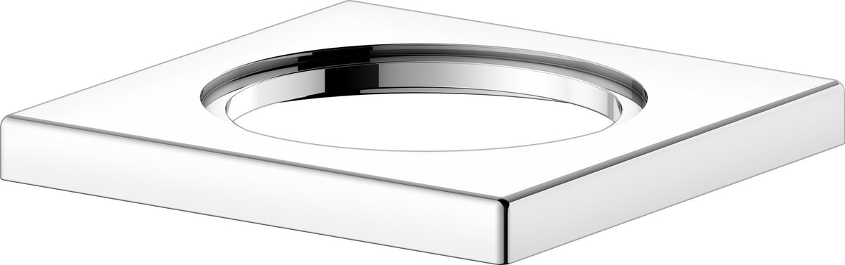KEUCO IXMO Rosette eckig schwarz-matt für Einhebel-Waschtischmischer 48 mm