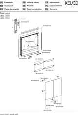KEUCO Royal Lumos Spiegelschrank Wandeinbau 700 x 735 x 130 mm silber-eloxiert mit Ablagefach