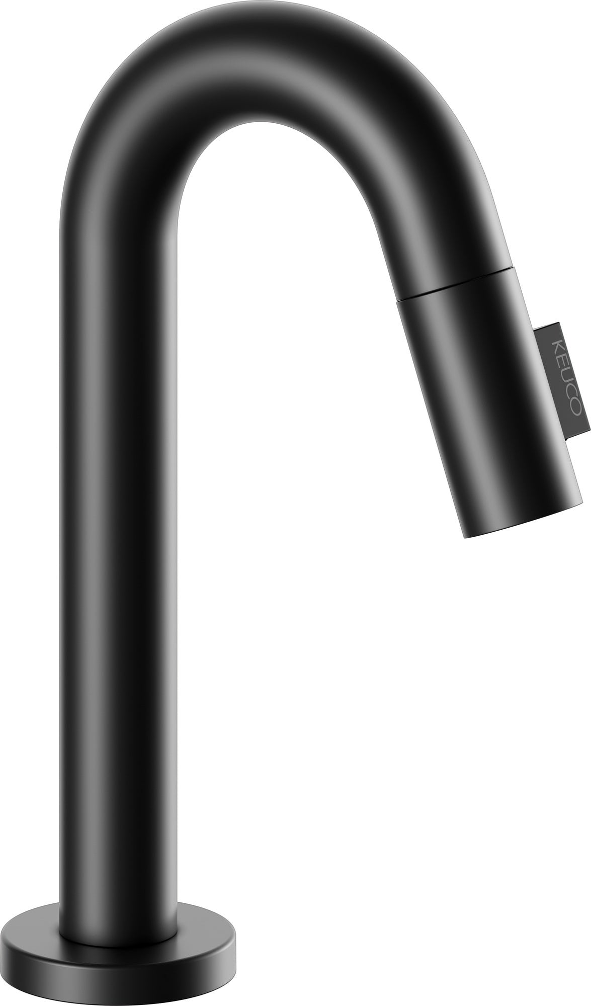 KEUCO IXMO Standventil 110 ohne Ablaufgarnitur, Soft schwarz matt – Design-Armatur