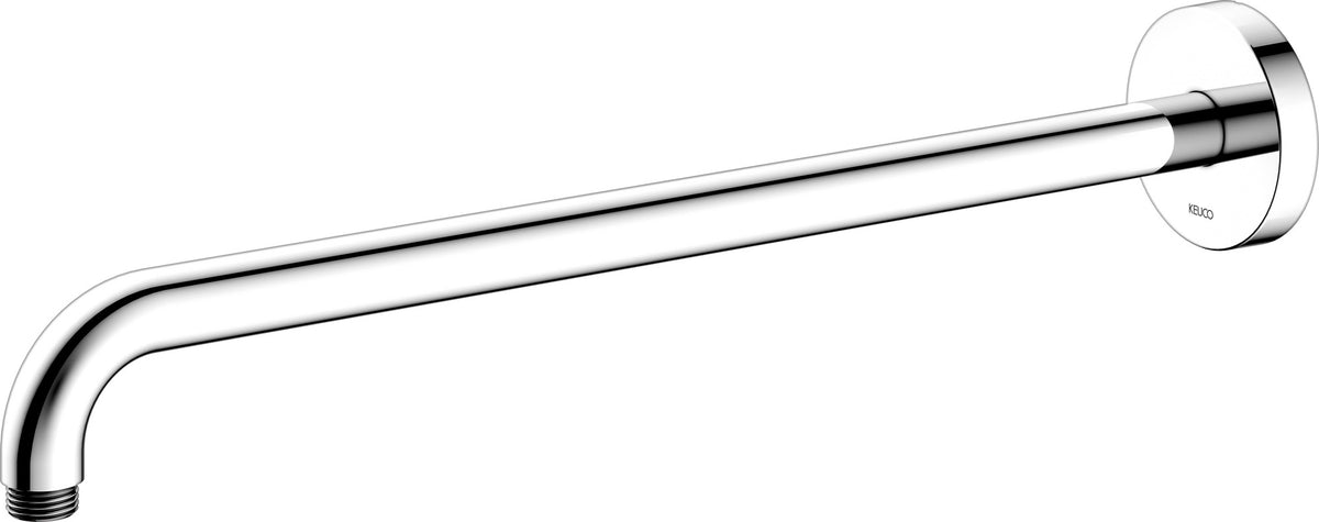 KEUCO Brausearm Elegance 51688, Wandanschluss, 300 mm, verchromt – Edles Design für Ihr Badezimmer