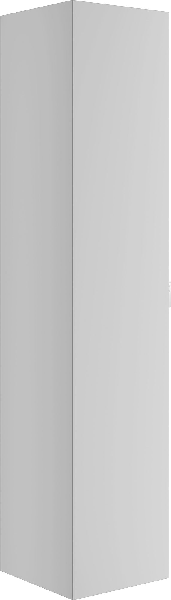 KEUCO Edition 11 Art Hochschrank mit Steckdose, 1-türig, links, 400 x 1800 x 360 mm, blue satin/Glas blue satin