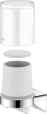 KEUCO Aveno Lotionspender verchromt mit Halter und Pumpe – Wandmontage