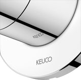 KEUCO IXMO Thermostatarmatur Unterputz rund verchromt – mit Sicherheitssperre bei 38 °C