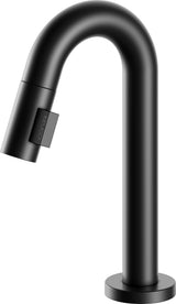 KEUCO IXMO Standventil 110 ohne Ablaufgarnitur, Soft schwarz matt – Design-Armatur
