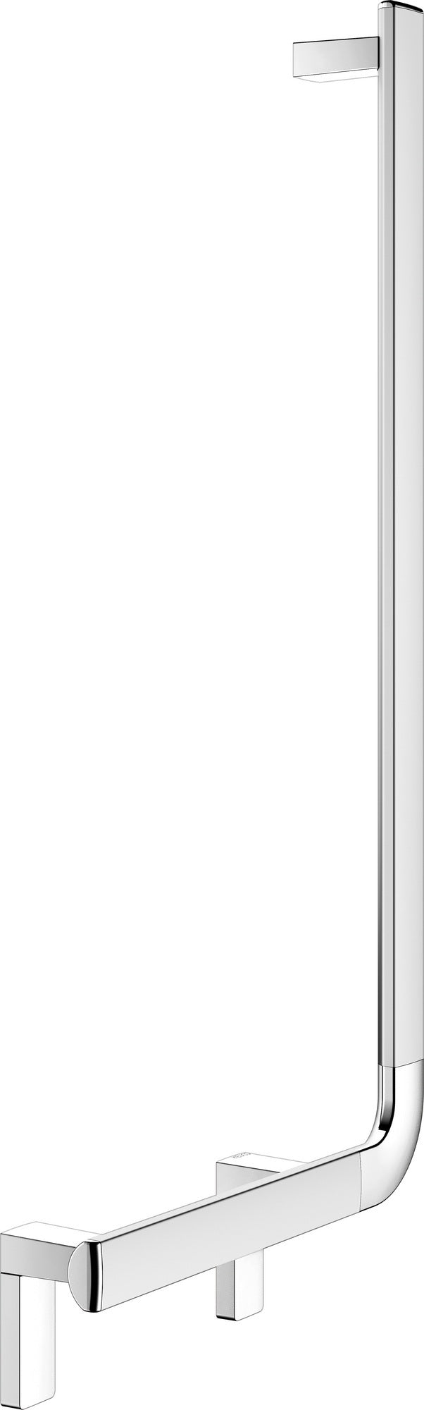 KEUCO AXESS Winkelgriff 90° rechts 400x800 mm silber-eloxiert – Barrierefreier Haltegriff