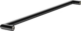 KEUCO REVA Badetuchhalter 600 mm schwarz matt mit integriertem Haken – Wandmontage