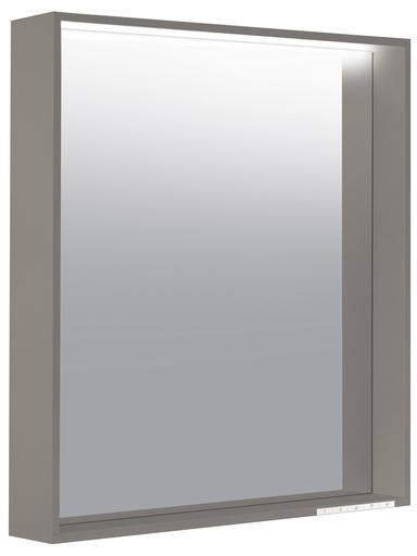 KEUCO X-Line Lichtspiegel 460x850mm anthrazit – LED, Touch-Sensor, A++