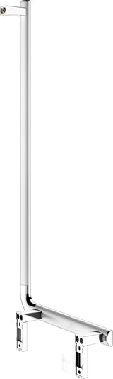 KEUCO AXESS Winkelgriff 90° rechts 520/1090 mm verchromt – Barrierefreier Halt für Bad und WC