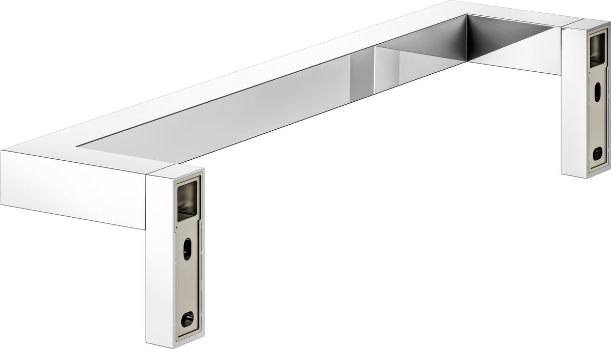 KEUCO Haltegriff Edition 90 Square 320 mm verchromt – Wandmontage, Belastbarkeit 115 kg