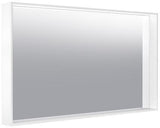 KEUCO X-Line Lichtspiegel 1200x700 mm mit Spiegelheizung, DALI, anthrazit – LED-Beleuchtung