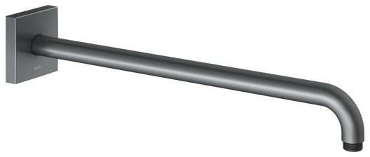 KEUCO Brausearm Edition 300, Wandanschluss, 300 mm, verchromt – Eckige Form, Metall
