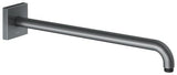 KEUCO Brausearm Edition 300, Wandanschluss, 300 mm, verchromt – Eckige Form, Metall