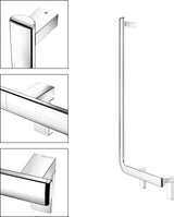 KEUCO AXESS Winkelgriff 90° links 381/851 mm silber-eloxiert – Wandmontage