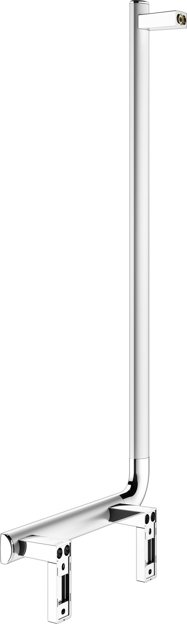 KEUCO AXESS Winkelgriff 90° links 381/851 mm silber-eloxiert – Wandmontage