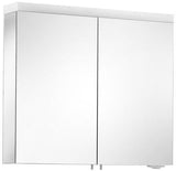 KEUCO Royal Reflex.2 Spiegelschrank 800 mm silber-eloxiert mit LED-Beleuchtung und 2 Drehtüren