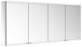 KEUCO Royal Modular 2.0 Spiegelschrank 1700 mm beleuchtet, silber-eloxiert, 4 Türen, Wandvorbau