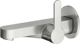 KEUCO IXMO Einhebel-Waschtischmischer Unterputz Wandmontage 187 mm Messing gebürstet