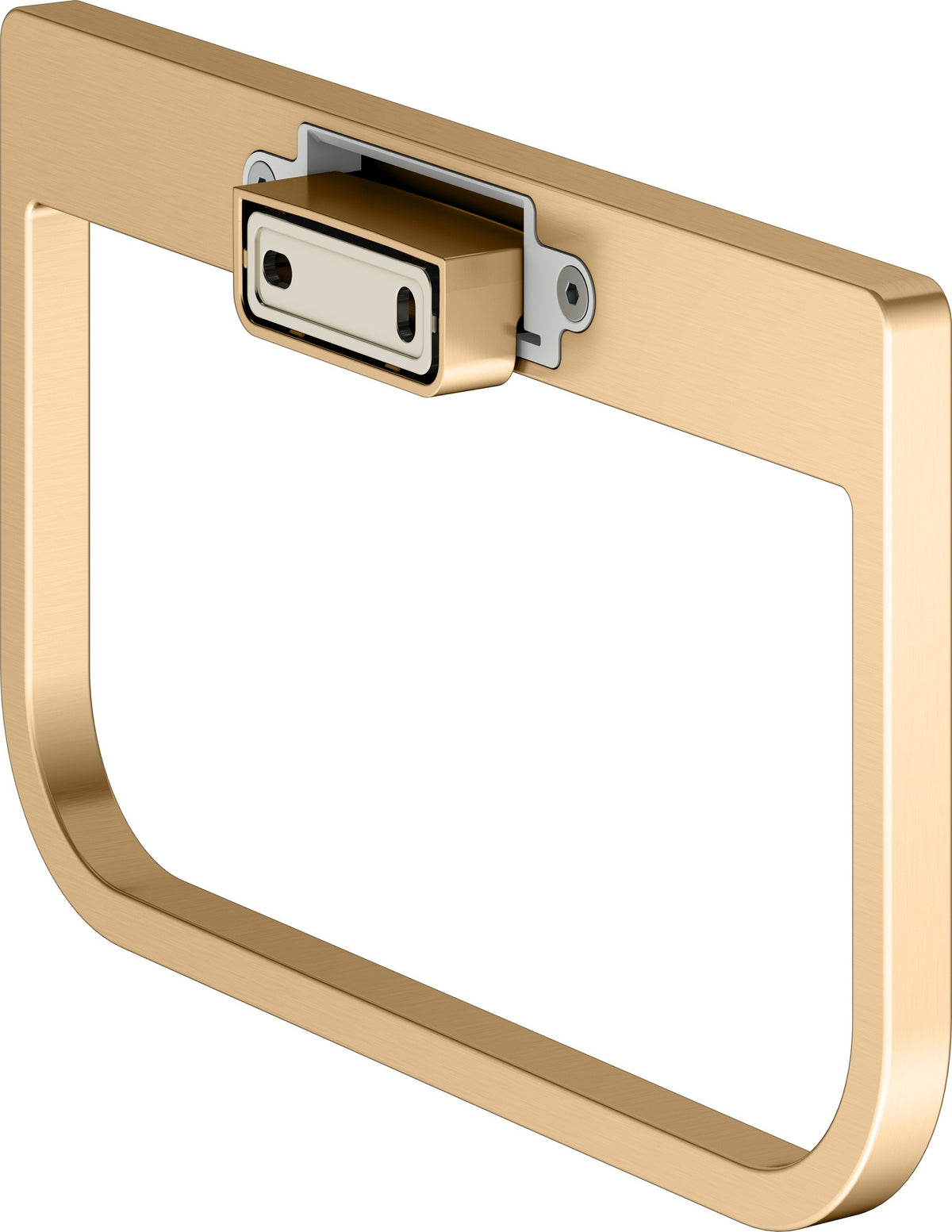 KEUCO Collection Moll Handtuchring 12721, verchromt, softcube-Design, Wandmontage