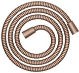 KEUCO Brauseschlauch 1250 mm Bronze gebürstet – Metall, beidseitig konische Mutter, verdrehgesichert