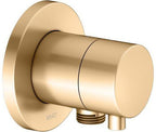 Comfort 59541,rund Schlauchanschluss, Messing gebürstet