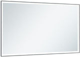 KEUCO Royal Lumos Lichtspiegel mit Spiegelheizung, 700 x 650 mm, schwarz-eloxiert