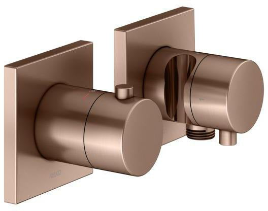 KEUCO Edition 11 Thermostatarmatur Unterputz 2-Wege schwarzchrom gebürstet