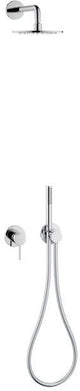 KEUCO IXMO SOLO 3 Brause-Set mit Einhebelmischer, Umstellventil und Kopfbrause 250 mm – verchromt