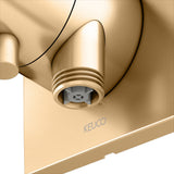 KEUCO IXMO Comfort Absperrventil Unterputz DN15 rund Messing gebürstet 59541