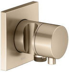 mit Comfort Griff, mit Absperrung, mit Schlauchanschluss und / Bronze gebürstet