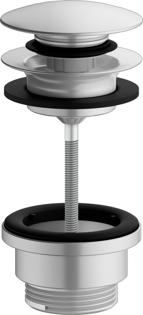 KEUCO Ablaufgarnitur Push-Open G 1 1/4 verchromt – Armaturenzubehör 59902