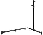 schwarz matt / 1140x840x1300 mm / abgewinkelt, Ausführung rechts