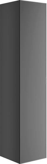KEUCO Edition 11 Art Hochschrank mit Steckdose, 1-türig, links, 400 x 1800 x 360 mm, blue satin/Glas blue satin