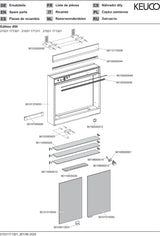 KEUCO Spiegelschrank Edition 400 710 mm – LED, Touch-Sensorik, 2 Türen, Wandvorbau