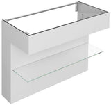 KEUCO Edition 11 Art Waschtischunterbau 800 mm mit Glasablage und Beleuchtung in Weiß