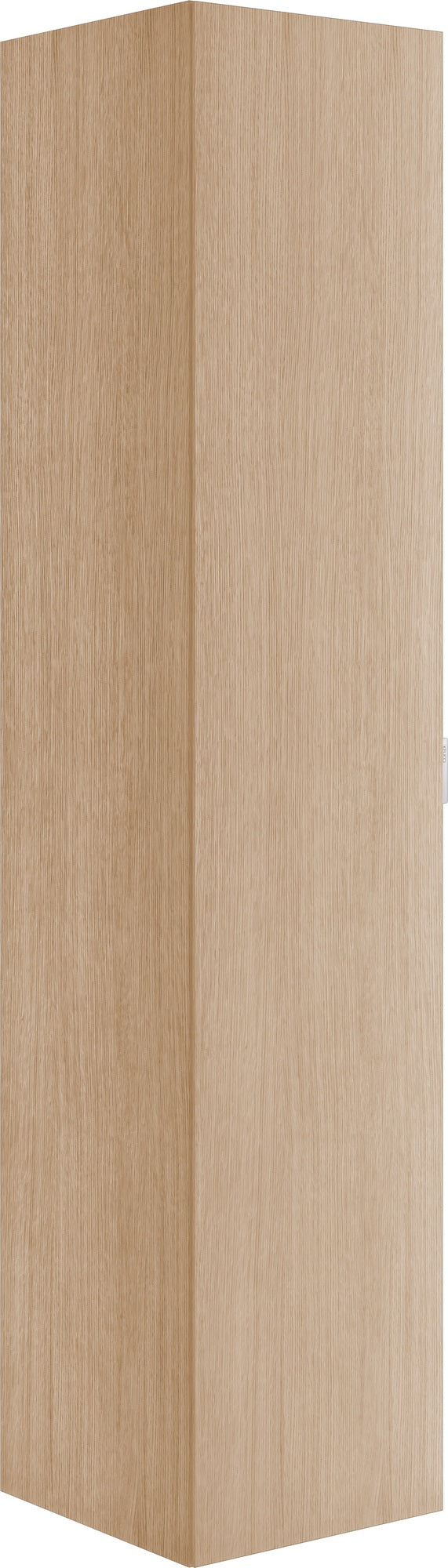 KEUCO Edition 11 Art Hochschrank mit Steckdose, 1-türig, links, 400 x 1800 x 360 mm, blue satin/Glas blue satin