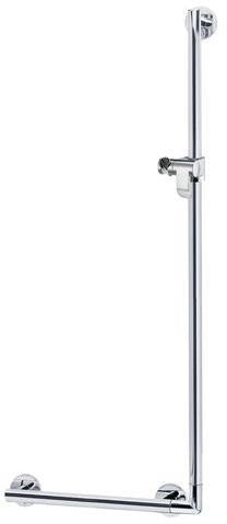 KEUCO PLAN CARE Winkelgriff 90° verchromt, 465/765 mm, Belastbarkeit 115 kg, Wandmontage