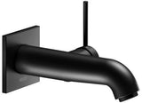 KEUCO IXMO Pure Einhebel-Waschtischmischer Unterputz, eckig, Ausladung 165 mm, schwarz matt
