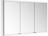KEUCO Royal Modular 2.0 Spiegelschrank 900 mm, 3 Türen, LED Ober- und Unterbeleuchtung, silber-eloxiert