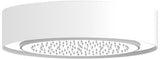 KEUCO Duschleuchte IP65 mit LED 400 mm rund, Kopfbrause weiß/verchromt, Deckenmontage