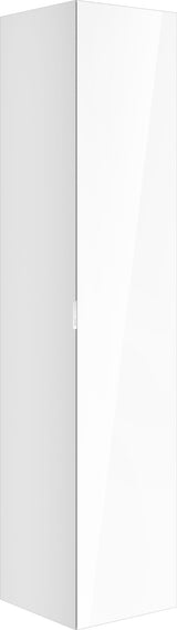 KEUCO Edition 11 Art Hochschrank 400 x 1800 x 360 mm, 1-türig, rechts, mit Steckdose, weiß