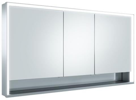 KEUCO Royal Lumos Spiegelschrank 1400 mm mit Spiegelheizung, silber-eloxiert