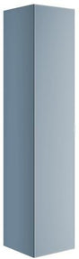 KEUCO Edition 11 Art Hochschrank mit Steckdose, 1-türig, links, 400 x 1800 x 360 mm, blue satin/Glas blue satin