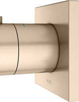 KEUCO IXMO Thermostatarmatur Unterputz rund verchromt – mit Sicherheitssperre bei 38 °C